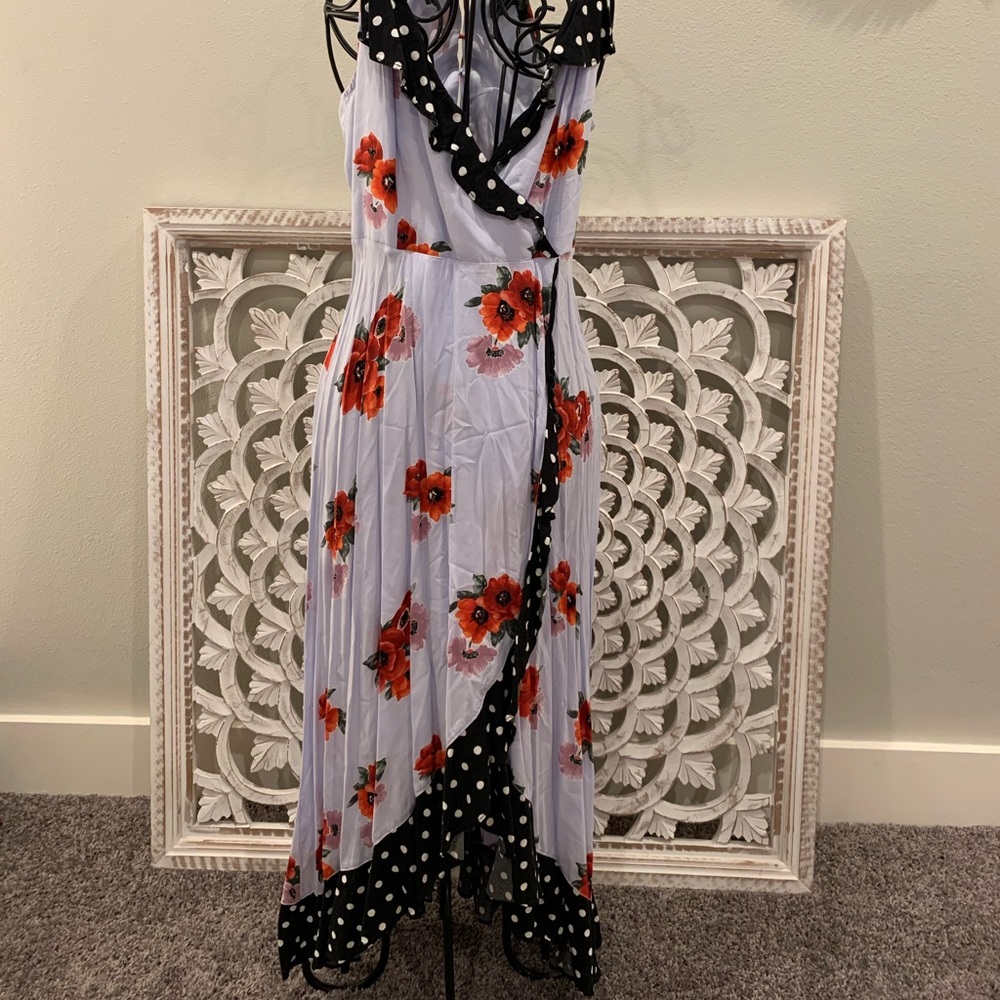 Floral Polka Dot Dress